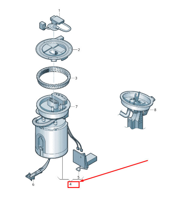 NEW GENUINE OEM 3C8919051B