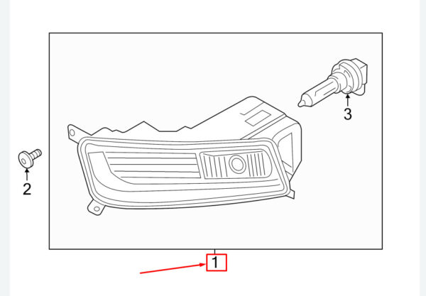 NEW OEM ORIGINAL 3C8941700