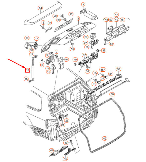 NEW OEM ORIGINAL 3C9827550B