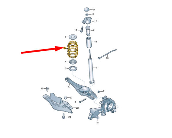 NEW GENUINE OEM 3Q0511115N