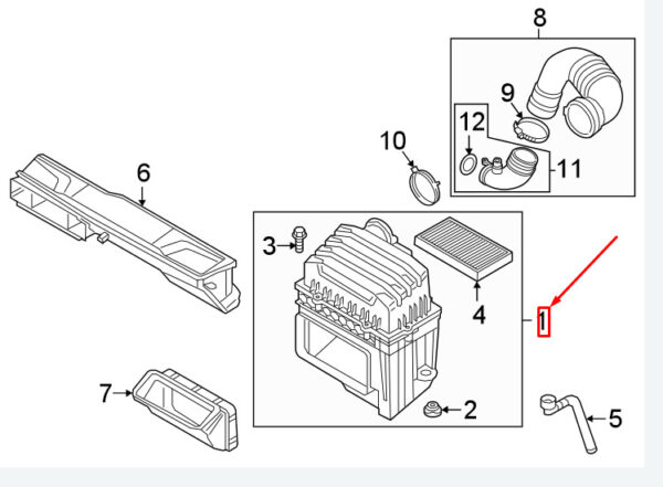 NEW OEM ORIGINAL 3QF129607E