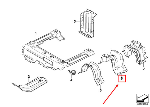 BMW X3 E83 drive. Shaft Center Bearing Bracket 41123405031 3405031 NEW ORIGINAL - Image 4