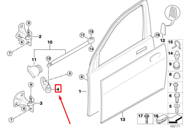 NEW ORIGINAL OEM 41217028451