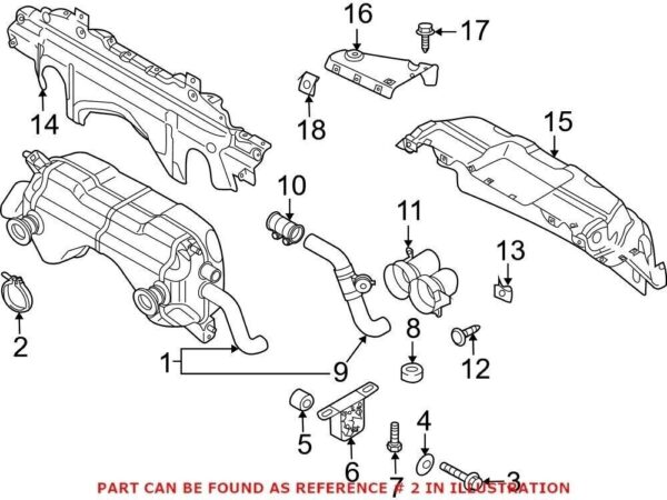 Original Audi 420251143 exhaust terminal - Image 3