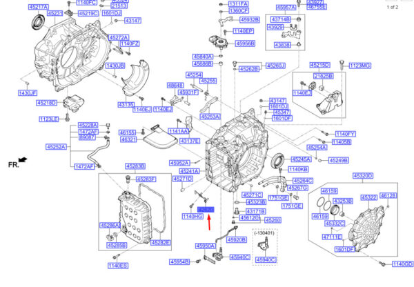 426203B110 Hyundai Santa Fe MK3 DM Eingangsdrehzahlsensor Baugruppe 426203B110 NEU ORIGINAL
