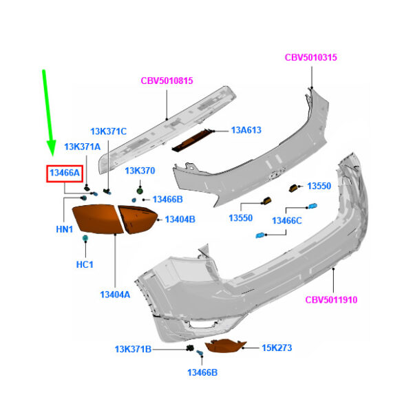 3M7A-13466-AA 4473369