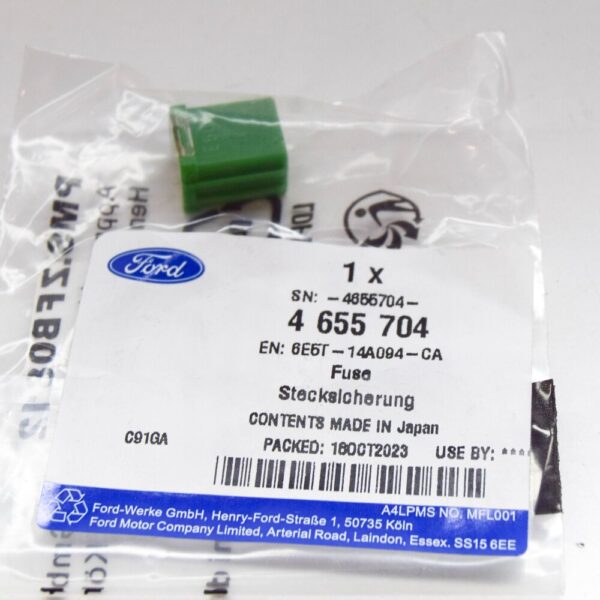 FORD TRANSIT MK4 CIRCUIT BREAKER 40 AMP 58 VOLT SOCKET GREEN 4655704 NEW - Image 6