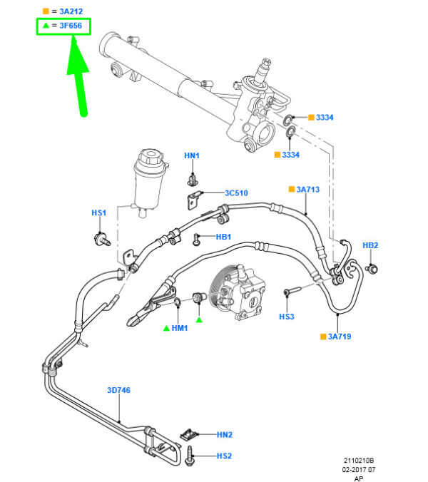 NEW GENUINE OEM 4747355 NEW FORD FOCUS MK2 POWER STEERING HOSE CONNECTOR 21MM 4747355 ORIGINAL