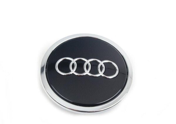 Audi Wheel Center Hub Cap Glossy Black Original 4B0601170AAX1 - Image 3