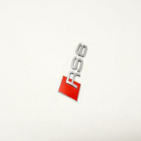 AUDI RS6 C7 Trunk Lid Badge Emblem 4B08537402ZZ 4B0853740 2ZZ New ORIGINAL 2014 - Image 3