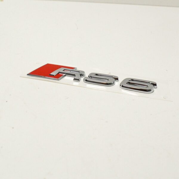 AUDI RS6 C7 Trunk Lid Badge Emblem 4B08537402ZZ 4B0853740 2ZZ New ORIGINAL 2014 - Image 5