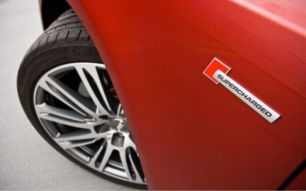 Audi A6 A7 Chrome Supercharged Side Badge Emblem Genuine 4F0853601A2ZZ