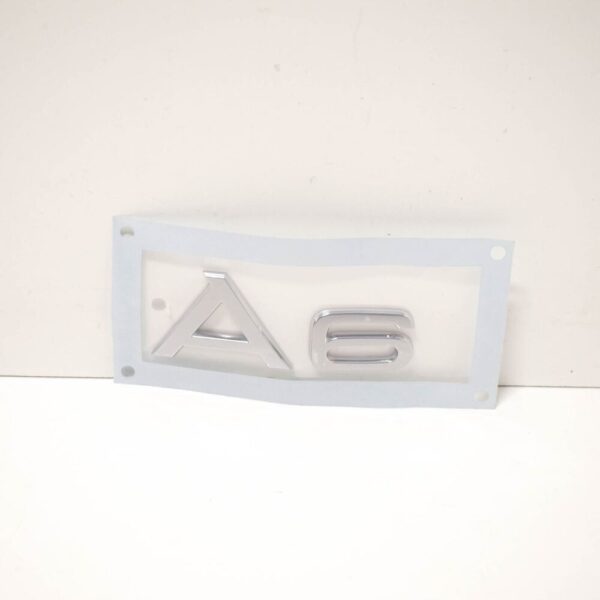 Audi A6 Avant C6 Chrome A6 Lettering 4F08537412ZZ New - Image 3