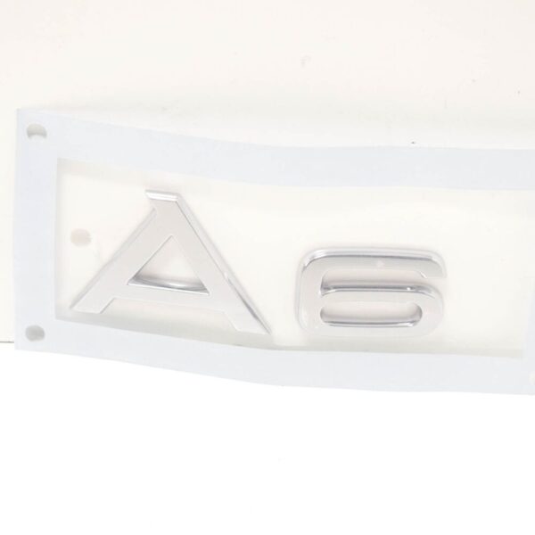 Audi A6 Avant C6 Chrome A6 Lettering 4F08537412ZZ New - Image 4