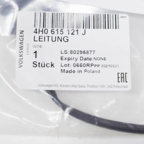 Audi A8 D4 front brake lining wear sensor 4H0615121J NEW REAL