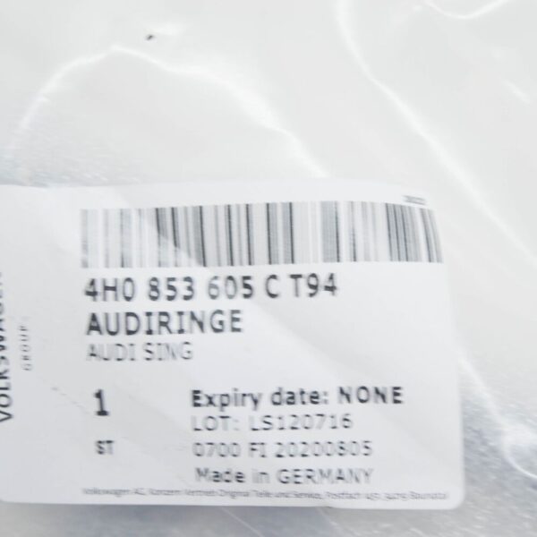 AUDI A6 C7 Front Audi Emblem Badge 4H0853605CT94 NEW ORIGINAL