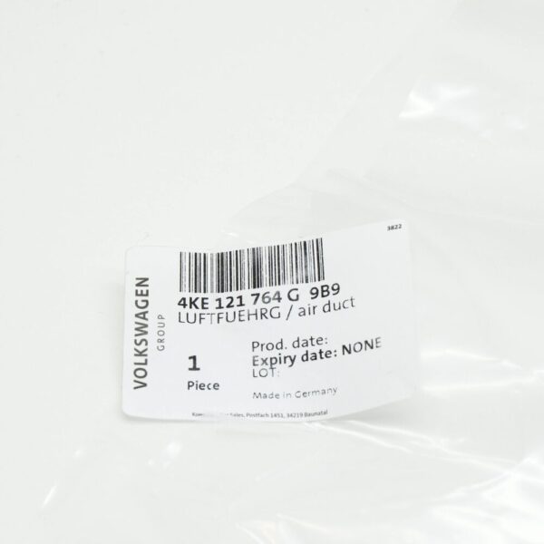 Audi E-Tron Sportback GEA air routing front right 4KE121764G9B9 NEW ORIGINAL