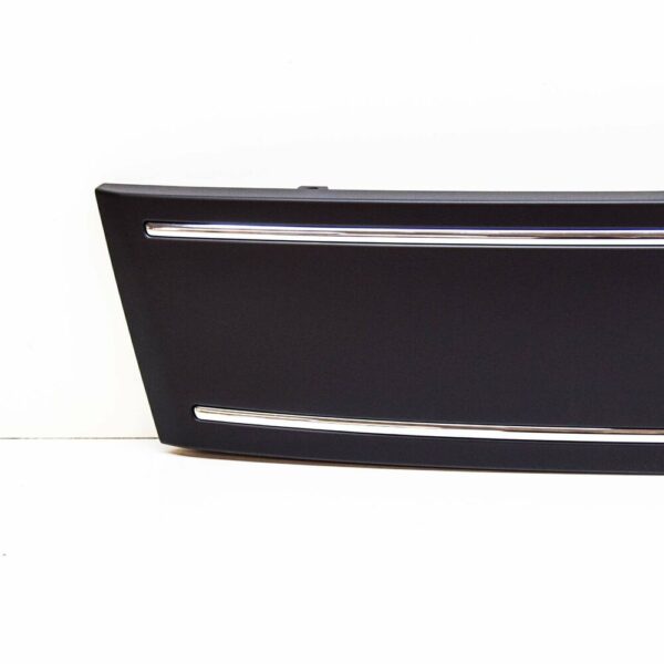 New ORIGINAL Audi Q7 Front Grill Number Plate Filler Delete Black 4L08072873FZ - Image 4