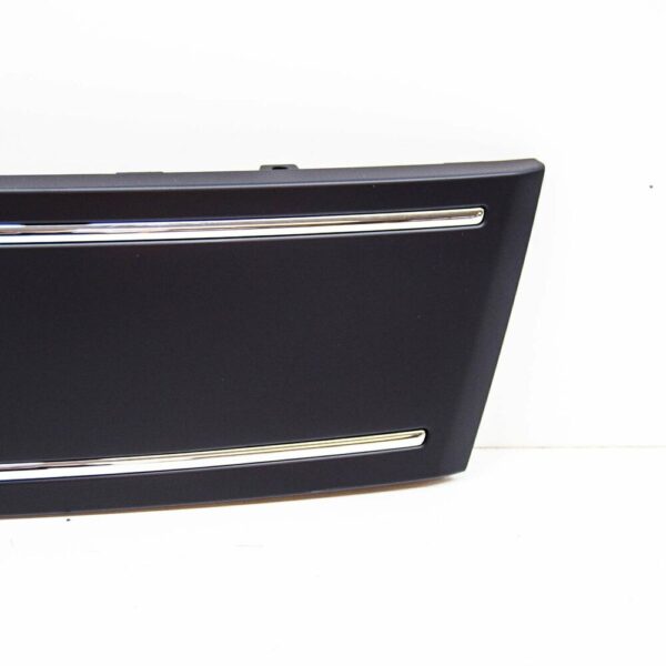 New ORIGINAL Audi Q7 Front Grill Number Plate Filler Delete Black 4L08072873FZ