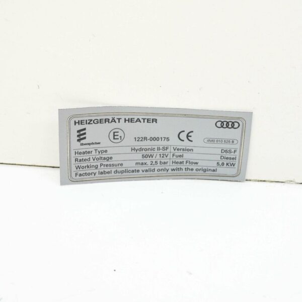 NEW GENUINE OEM 4M0010525B