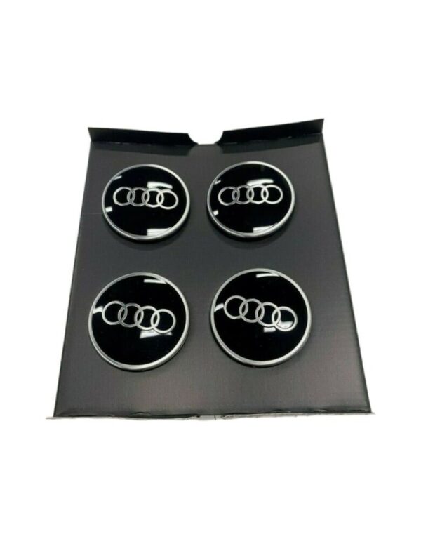 Audi Dynamic Original Black Rotary Center Hub Cap 4M8071006A - Image 5