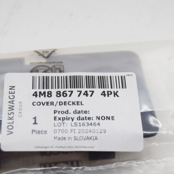 AUDI Q8 4MN Lower Centre Emergency Release Cover 4M88677474PK NEW ORIGINAL