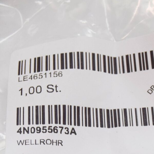 AUDI A8 4N WASHER SYSTEM CORRUGATED PIPE 4N0955673A NEW ORIGINAL