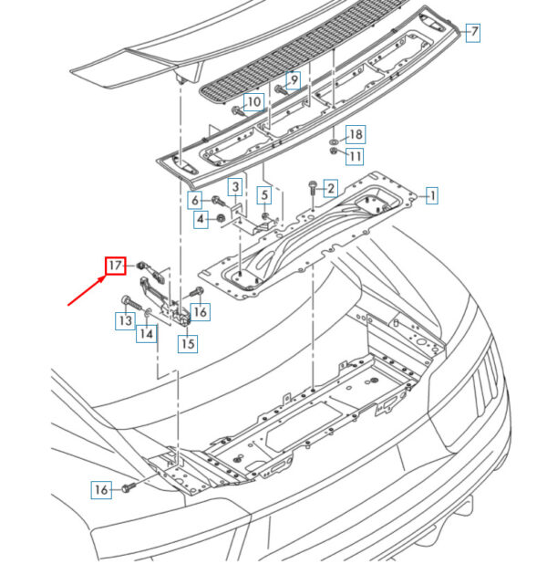 NEW GENUINE OEM 4S0813384B