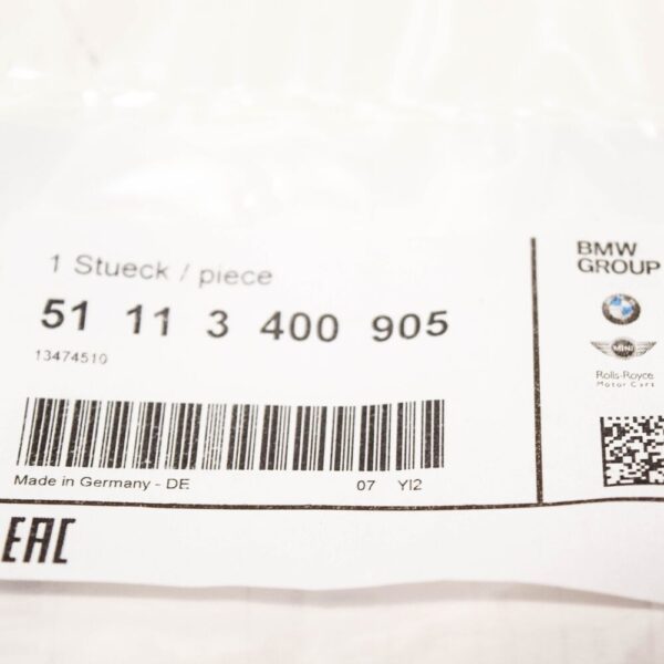 BMW X3 E83 Front Bumper Towing Tow Eye Hook Cover 51113400905 3400905 NEW - Image 4