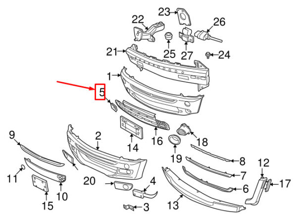 MINI COOPER R56 FRONT BUMPER TOWING EYE 51117127930 7127930 NEW GENUINE - Image 4