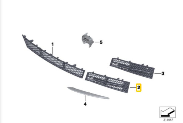 NEW ORIGINAL OEM 51117200698