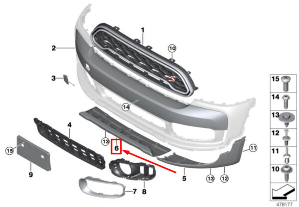 NEW ORIGINAL OEM 51117405393