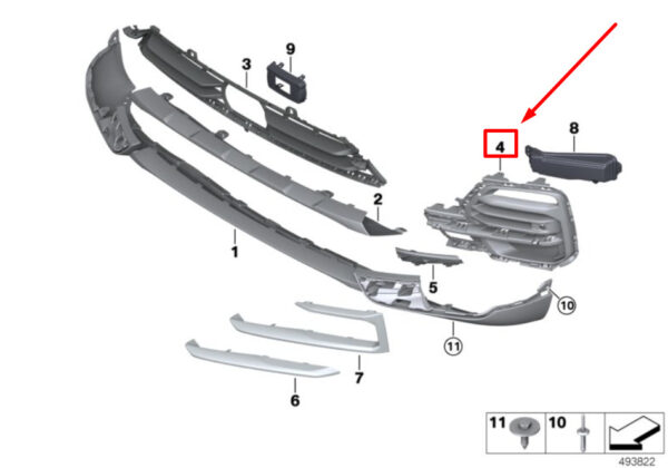 NEW ORIGINAL OEM 51117449688