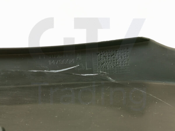 NEW MINI R53 R52 COOPER S REAR BUMPER OVER LEFT SPOILER SUBER 51121479094