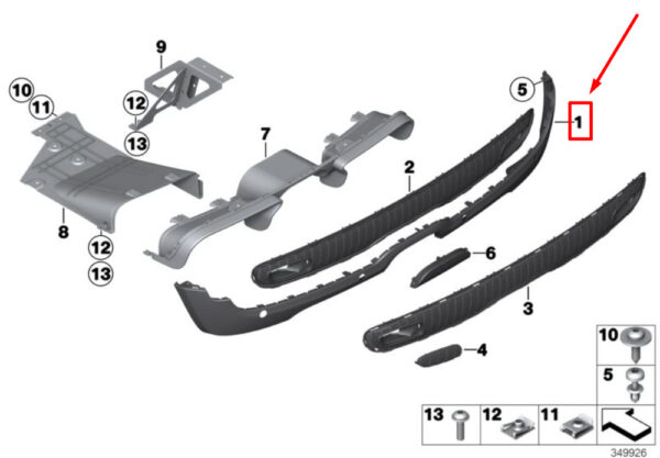 NEW GENUINE OEM 51122752541 2752541