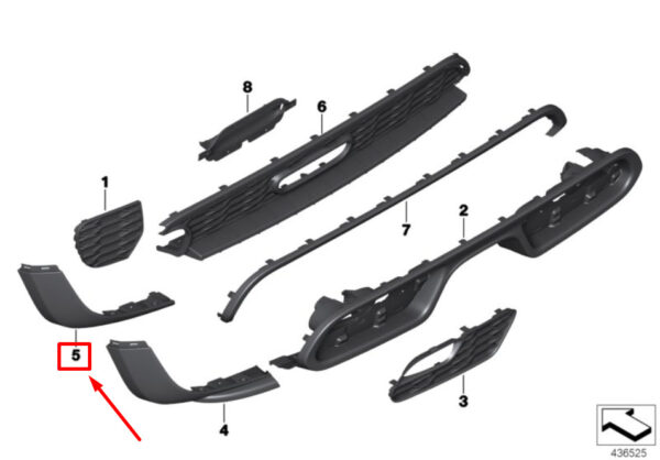 NEW ORIGINAL OEM 51127365156