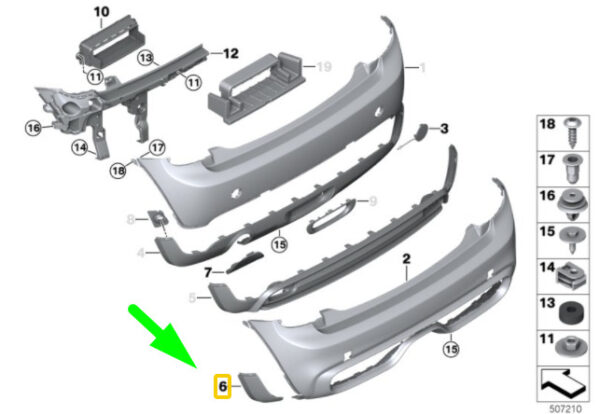 NEW ORIGINAL OEM 7380537 51127380537