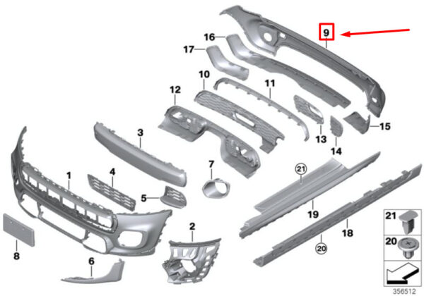 NEW GENUINE OEM 7398777 51127398777