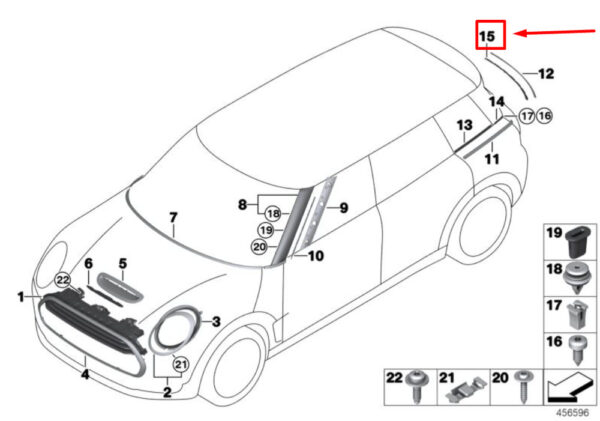 NEW GENUINE OEM 51137344211 7344211