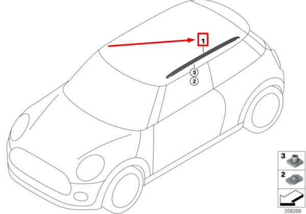 NEW GENUINE OEM 51137363313