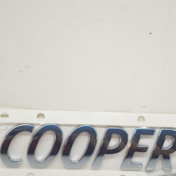 MINI Cooper F55 Trunk Lid Cooper SD Emblem 51147268514 NEW REAL - Image 5
