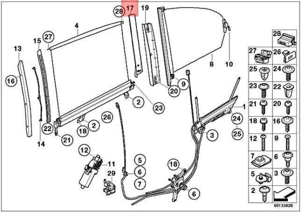 BMW E65 E66 730d 730i Alpine Right Rear Shade Cover B7 Original 5 - Image 4