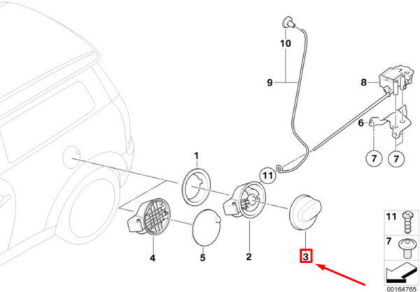NEW GENUINE OEM 51177148885 7148885