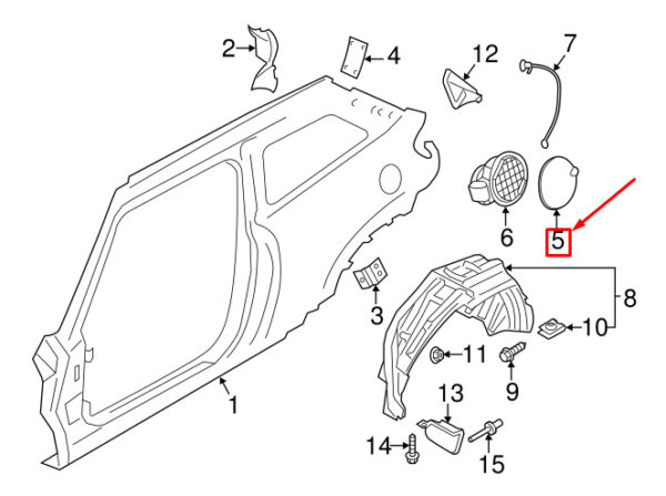 NEW ORIGINAL OEM 51179810804