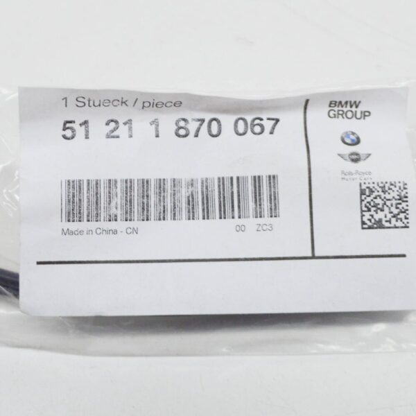 BMW 6 E24 Rear Side Window Rubber Seal 51211870067 1870067 NEW ORIGINAL