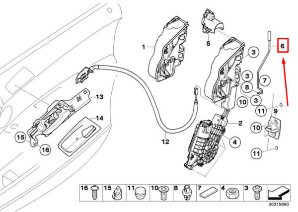 NEW ORIGINAL OEM 51217180015
