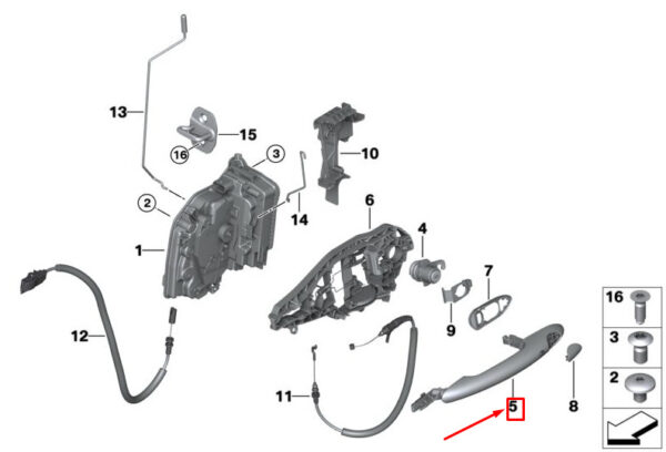NEW OEM ORIGINAL 51217317634