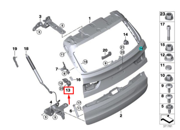 NEW ORIGINAL OEM 51247294780