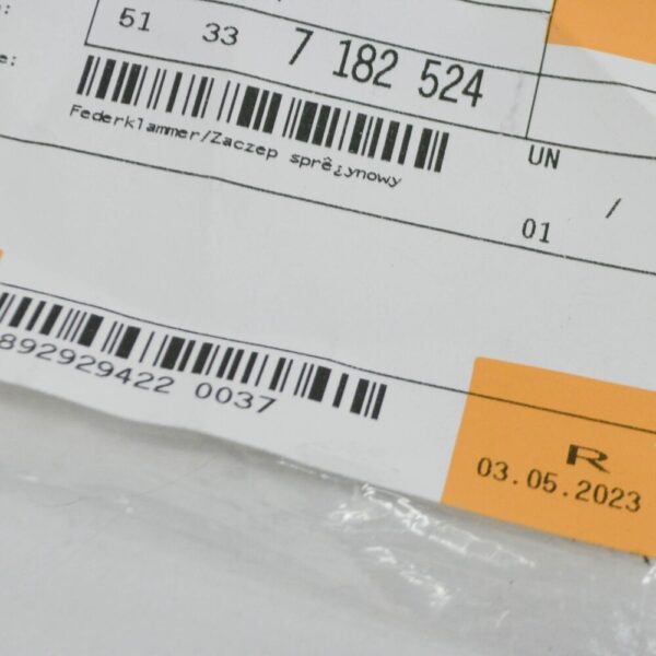 BMW Z4 Roadster E89 Front Door Spring Clip 51337182524 7182524 NEW ORIGINAL