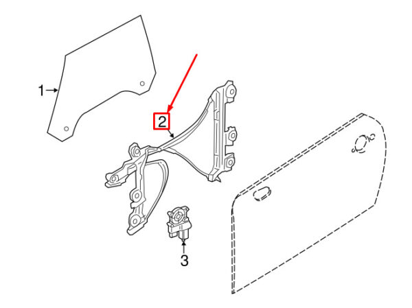 MINI CONVERTIBLE F57 FRONT LEFT WINDOW REGULATOR 7296443 51337296443 NEW GENUINE - Image 4
